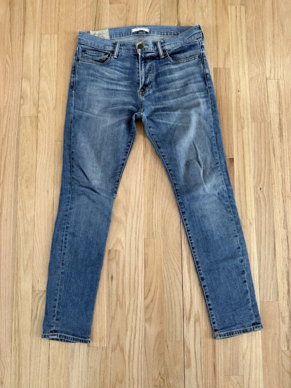 Abercrombie And fitch Denim Light Wash Jean 31x30 Skinny